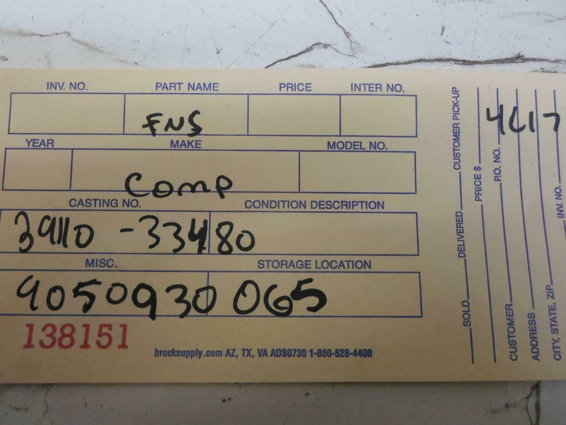 OEM Engine Computer Hyundai Elantra 1994 1995 39110-33480 1.8L ECM PCM ECU