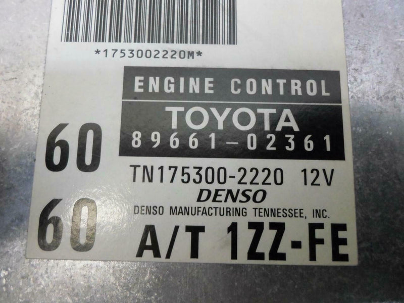 OEM Engine Computer Programmed Plug&Play Toyota Corolla 1998 89661-02361 At PCM
