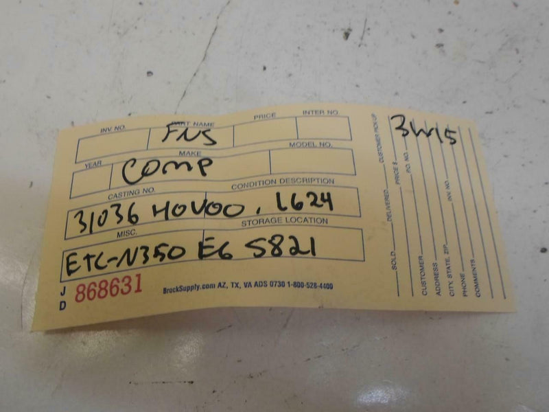 Transmission Control Module TCM TCU Nissan Maxima 1995 1996 31036 40U00