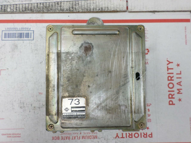 OEM Engine Computer Nissan Maxima 1987 A18-663 E21 Automatic Federal ECU ECM