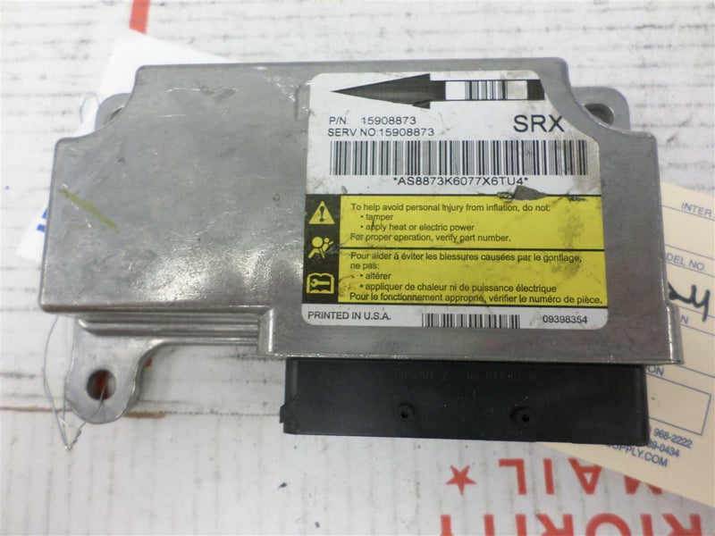 Airbag Control Module Cadillac SRX 2006 15908873