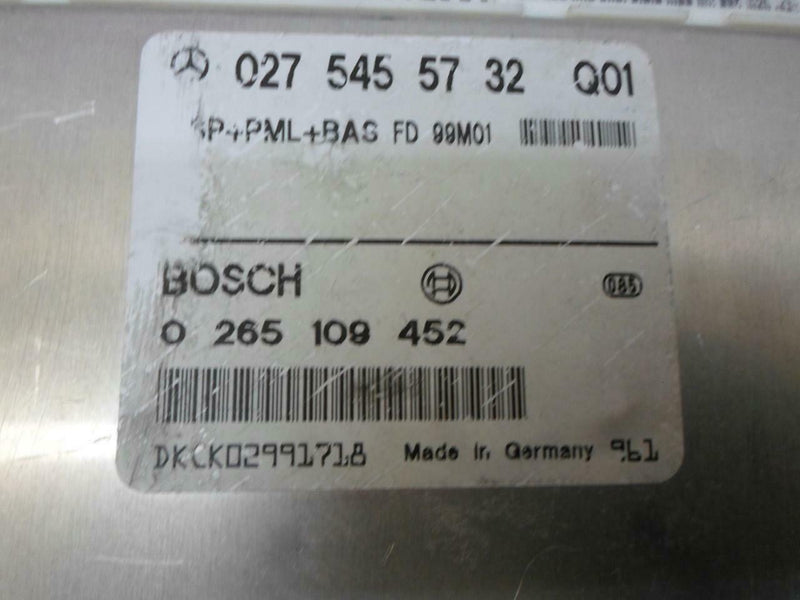 ABS Control Module Mercedes-Benz W210 E-Class E430 1999 2000 0275455732