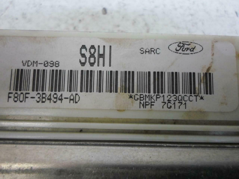 Suspension Control Module Lincoln Continental 1998 1999 2000 2001 F80F-3B494-Ad