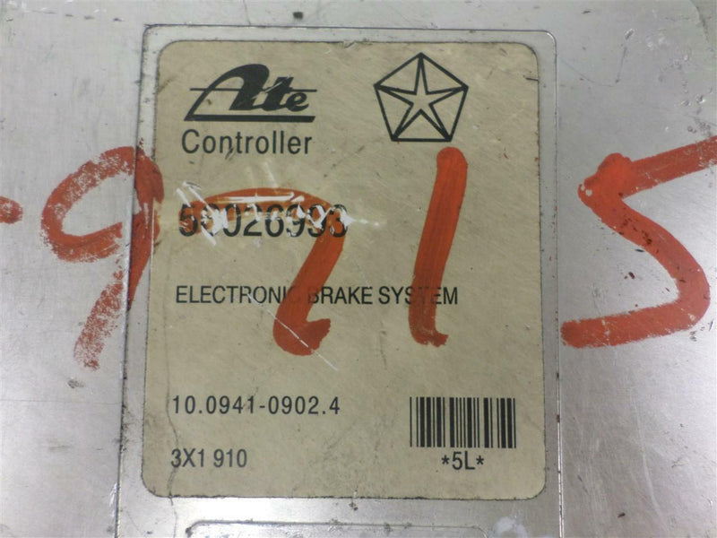 ABS Control Module Jeep Grand Wagoneer 1993 56026993