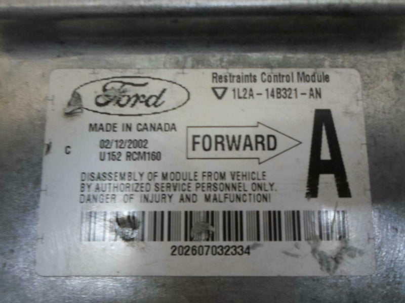 Airbag Control Module Ford Explorer 2002 1L2A-14B321-An