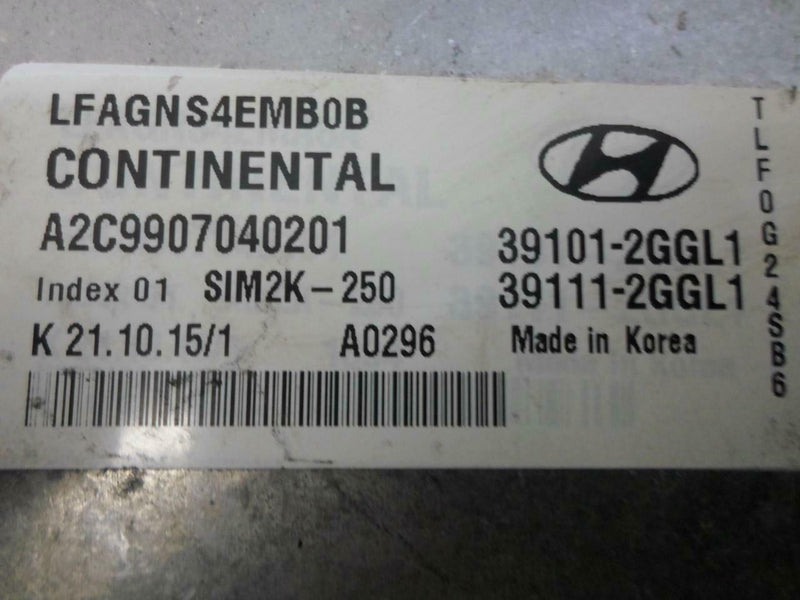 OEM Engine Computer Hyundai Sonata 2015 2016 39111-2Ggl1 39101-2Ggl1 ECM PCM ECU