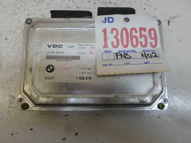 Valve Control Module BMW 545I 2004 2005 7532878