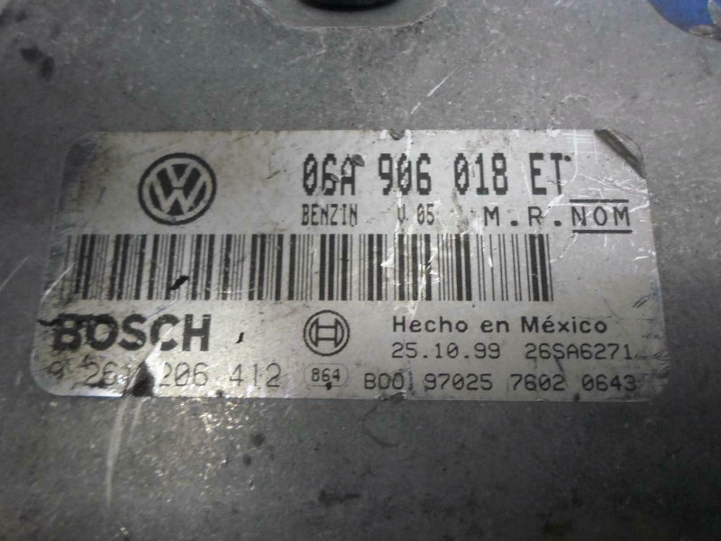 OEM Engine Computer Volkswagen Jetta 2000 2001 06A906018Et 2.0L ECM PCM ECU