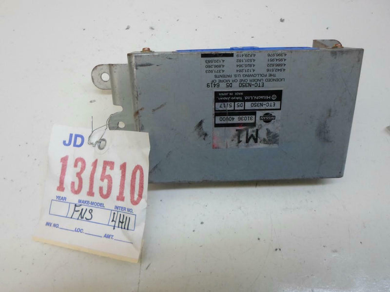 Transmission Control Module TCM TCU Nissan Maxima 1995 1996 31036 40U00