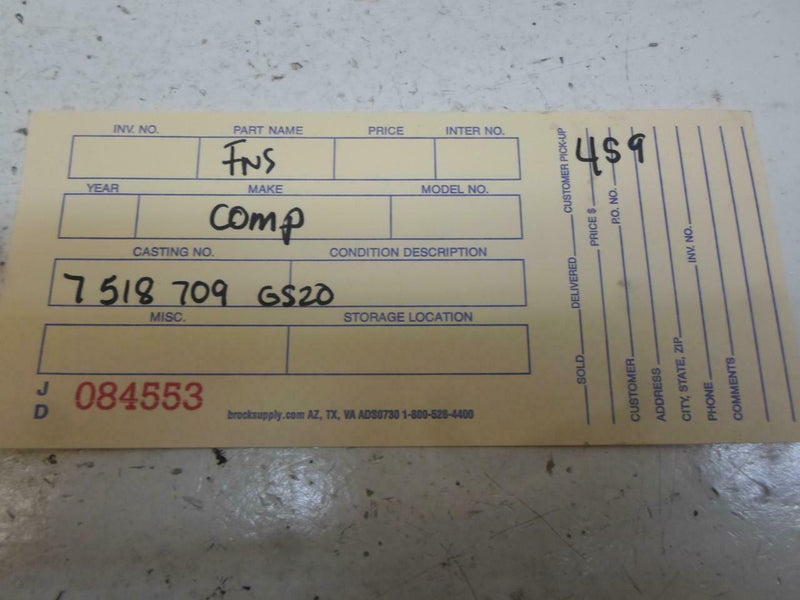 Transmission Control Module TCM TCU BMW E46 3-Series 325I 2003 7518709