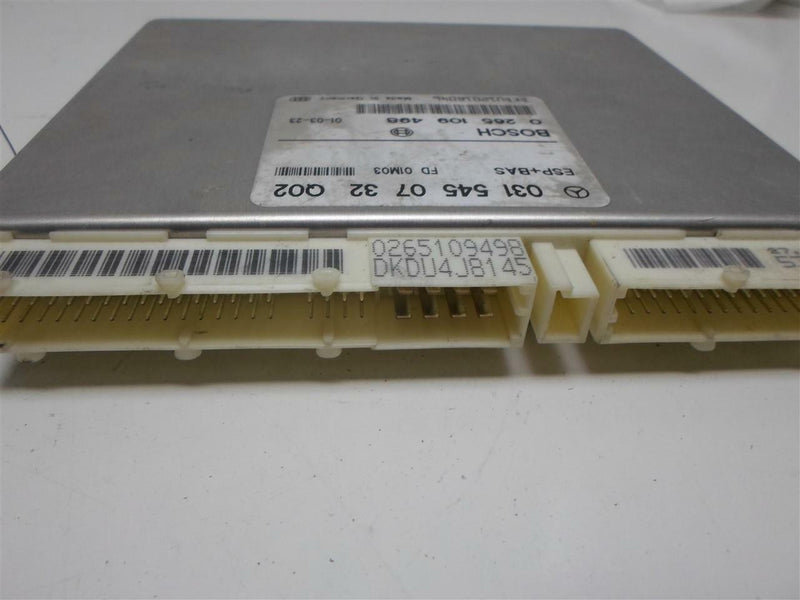 ABS Control Module Mercedes-Benz W208 CLK320 2002 2003 0315450732 0265109498