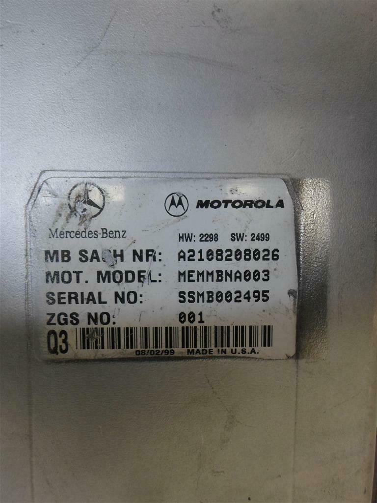 Communication Control Module for 2000, 2001 Mercedes-Benz S-Class – 210 820 80 26