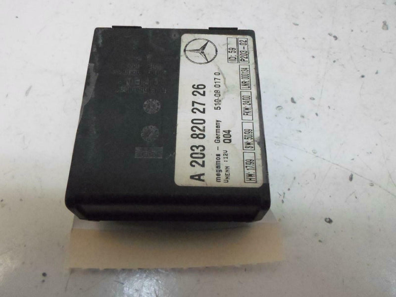 Theft-Locking Control Module Mercedes-Benz W203 C-Class C320 2001 2038202726