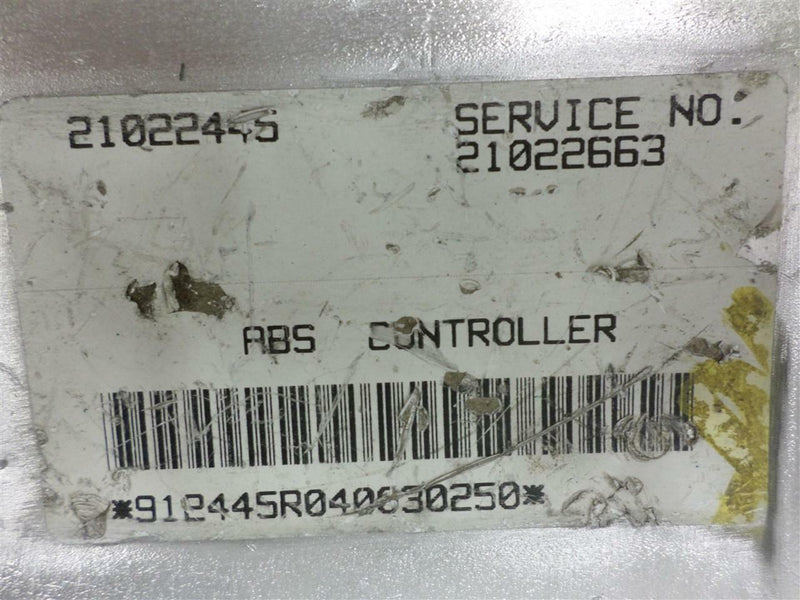 ABS Control Module Saturn S Series 1994 21022445 21022663