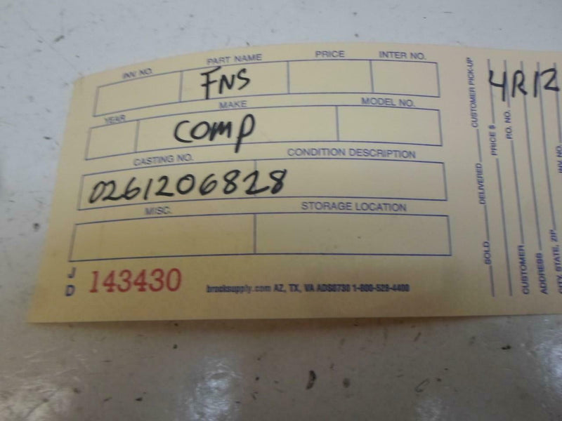 OEM Engine Computer Volvo 60 Series 2001 08627455 0261206828 ECM PCM ECU