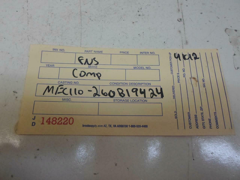 OEM Engine Computer Programmed Plug&Play Nissan Altima 2009 Mec110-260 B1 2.5L ECM