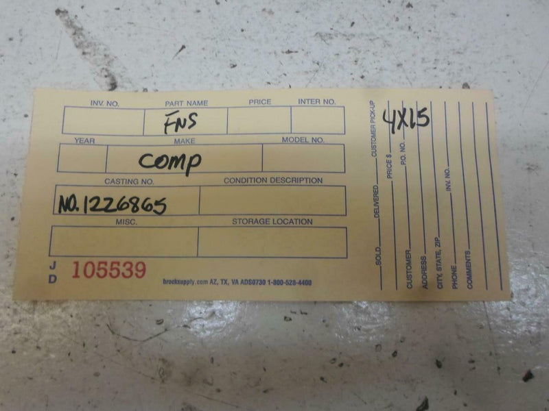 OEM Engine Computer Chevrolet Astro 1985 1226865 ECM PCM ECU