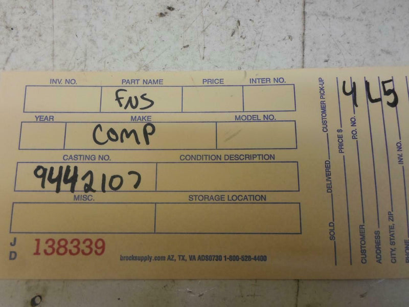 Transmission Control Module TCM TCU Volvo 850 1997 P09442107