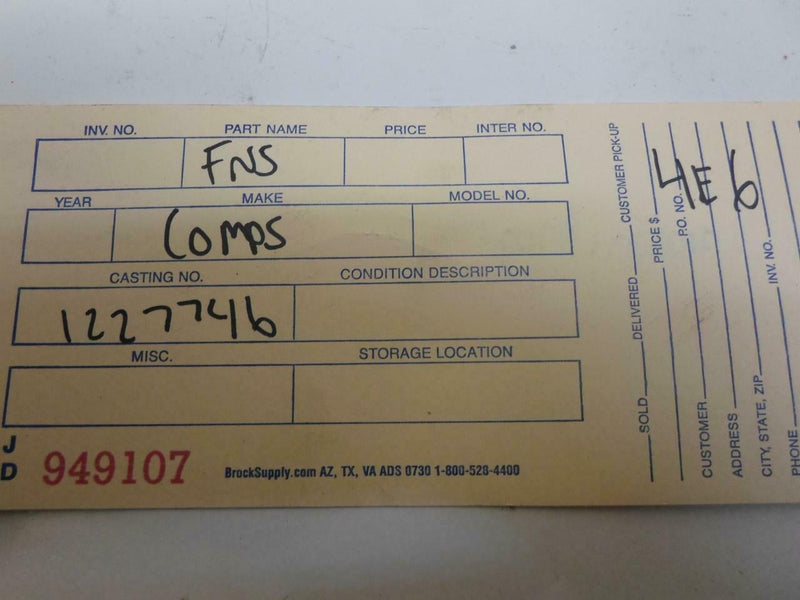 OEM Engine Computer Chevrolet Malibu 1987 1227746 4.3L ECM PCM ECU