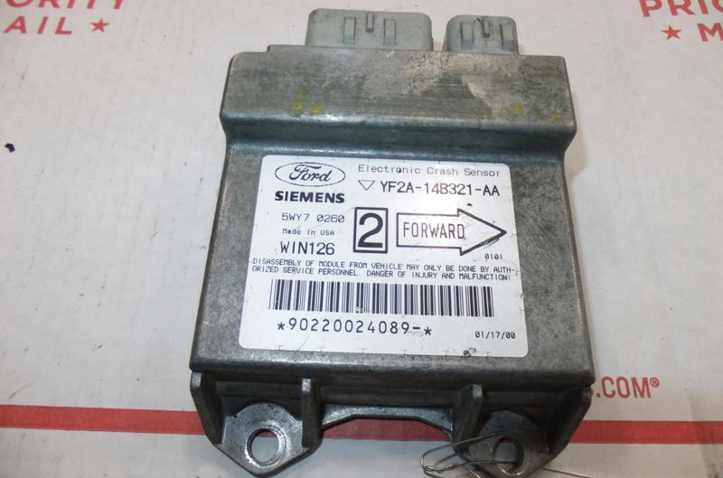 Airbag Control Module Ford Windstar 1999 2000 Yf2A-14B321-Aa