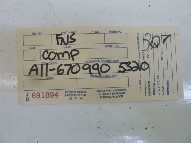 OEM Engine Computer Nissan 200Sx 1985 1986 A11-670 990 PCM ECM ECU