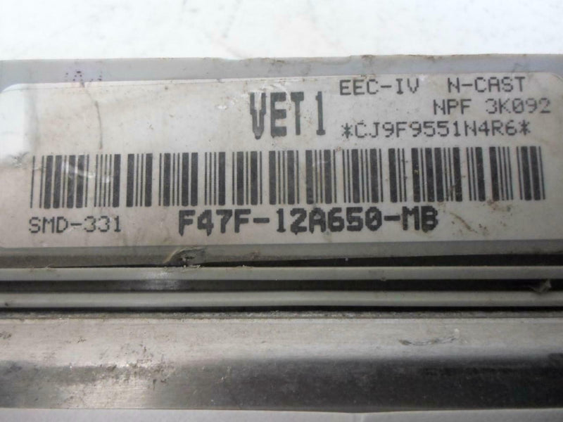 OEM Engine Computer Ford Explorer 1994 F47F-12A650-Mb Vet1 At ECM PCM ECU