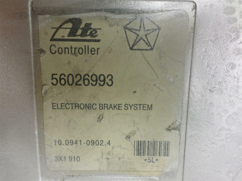 ABS Control Module Jeep Wrangler 1992 1993 1994 1995 56026993