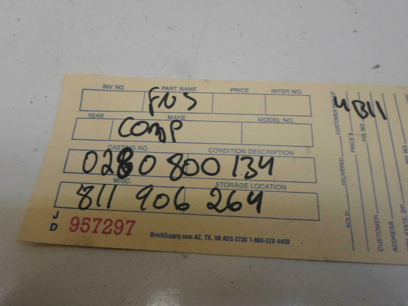 OEM Engine Computer Audi 5000 1984 1985 1986 1987 0280800134 811906264D PCM ECM