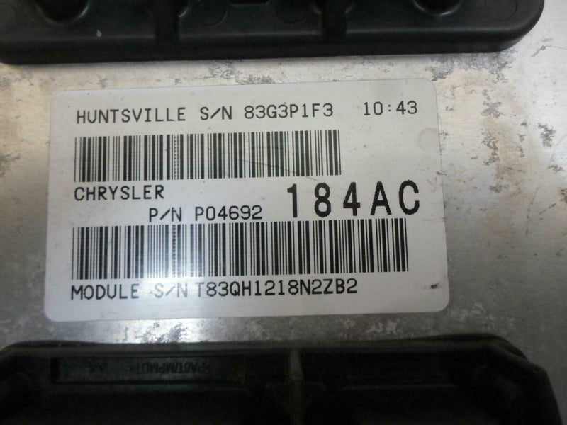 Multifunction Front Control Module Dodge Durango 2008 04692184AC