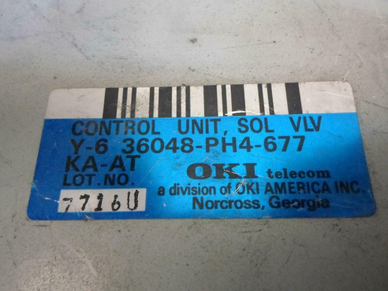 OEM Engine Computer Honda Accord 1988 36048-Ph4-677 At ECM PCM ECU