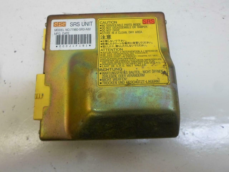 Airbag Control Module Honda Civic 1992 1993 77960-Sr3-A82