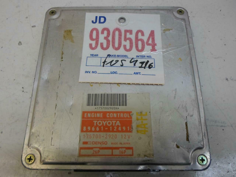 OEM Engine Computer Programmed Plug&Play Toyota Corolla 1991 1992 89661-12491