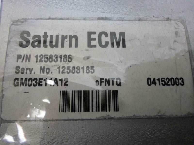 OEM Engine Computer Programmed Plug&Play Saturn Ion 2003 12583185 PCM ECM ECU