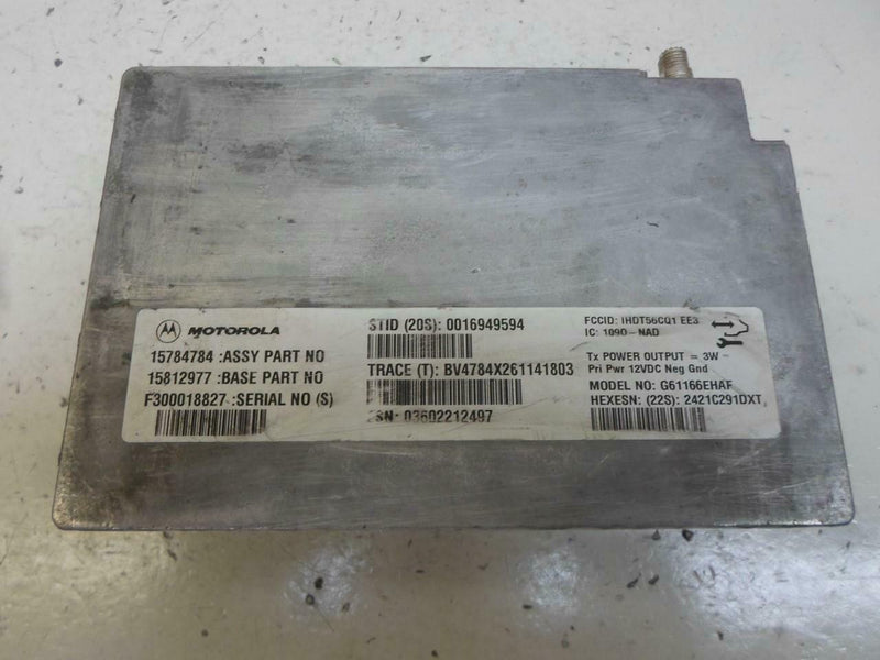 Communication Control Module Cadillac SRX 2006 15812977