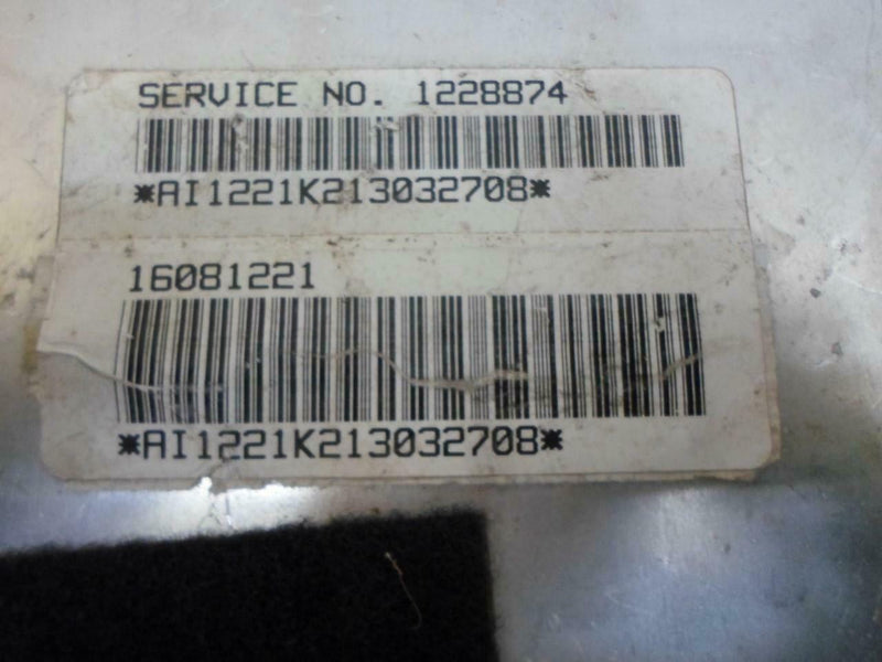 Airbag Control Module Chevrolet Beretta 1991 1992 1228874