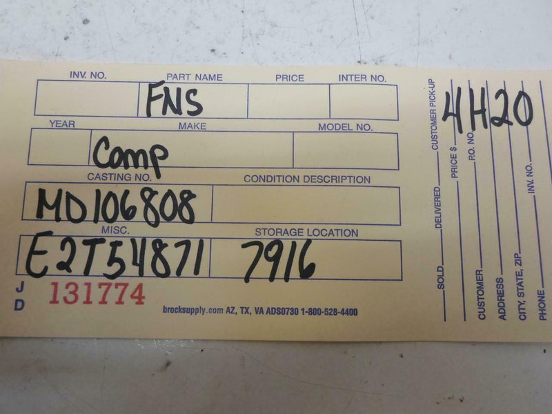 OEM Engine Computer Mitsubishi Tredia 1987 1988 Md106808 2.0L At ECM PCM ECU