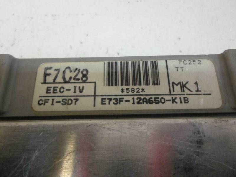 OEM Engine Computer Ford Tempo 1987 E73F-12A650-K1B Mk1 At PCM ECM ECU