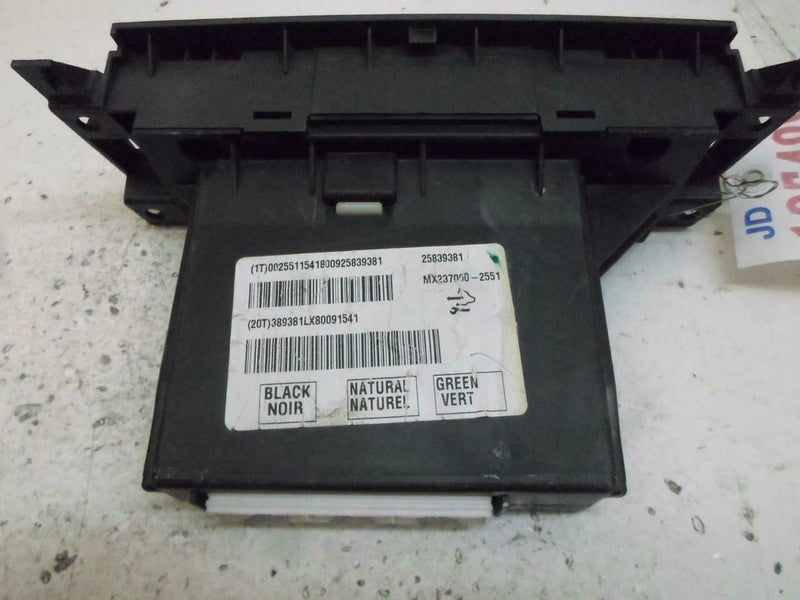 OEM Climate Control Cadillac Dts 2007 2008 2009 2010 2011 25839381