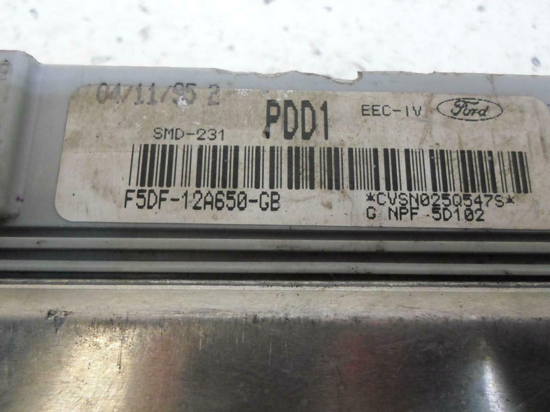 OEM Engine Computer Ford Taurus 1995 F5Df-12A650-Gb Pdd1 ECM PCM ECU