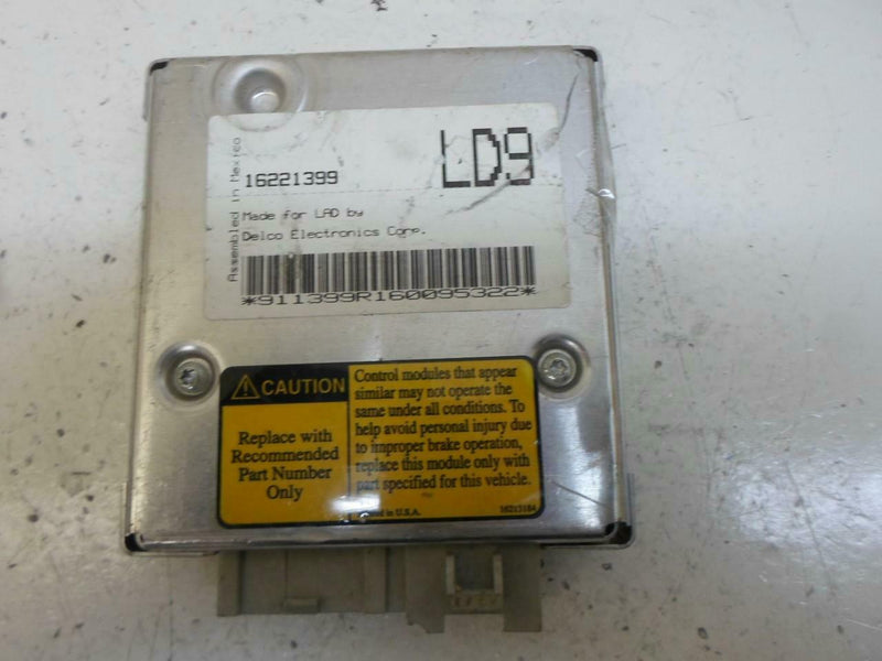 ABS Control Module Chevrolet Cavalier 1996 1997 1998 1999 16221399