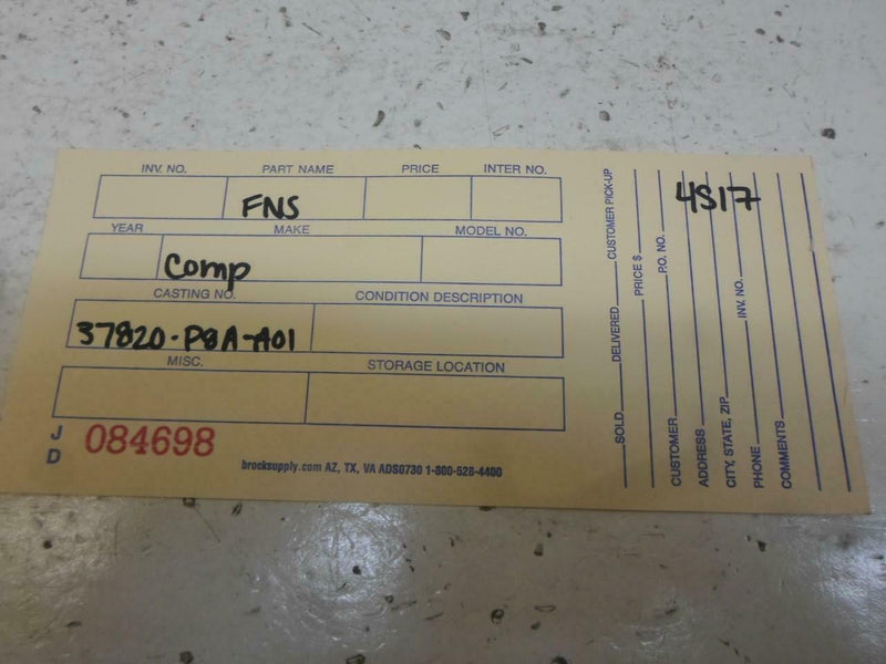 OEM Engine Computer Acura Cl 1997 37820-P8A-A01 3.0L ECM PCM ECU