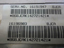 OEM Engine Computer Chevrolet Cavalier 1994 16191947 ECM PCM ECU