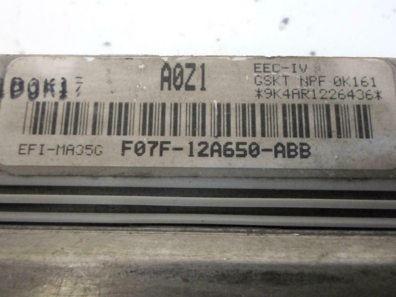 OEM Engine Computer for 1991 Mazda Navajo – F07F-12A650-ABB