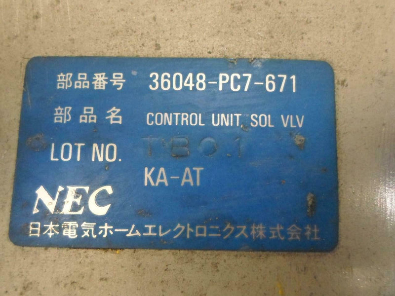 Valve Control Module Honda Accord 1986 36048-Pc7-671