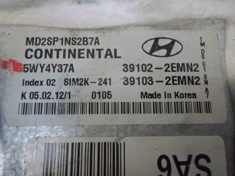 OEM Engine Computer Hyundai Elantra 2011 2012 2013 39103-2Emn2 1.8L ECM PCM ECU