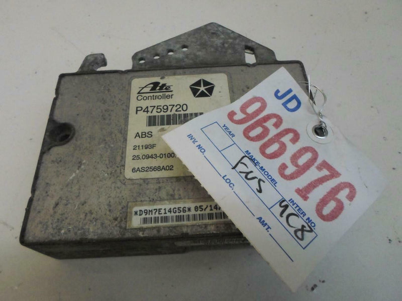ABS Control Module Chrysler Concorde 1995 1996 1997 4759720