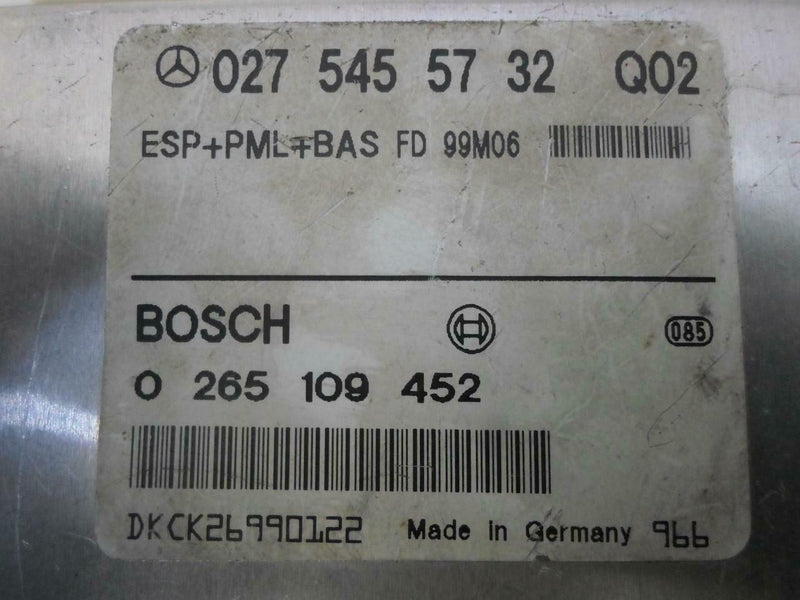 ABS Control Module Mercedes-Benz W210 E-Class E430 1999 2000 0275455732