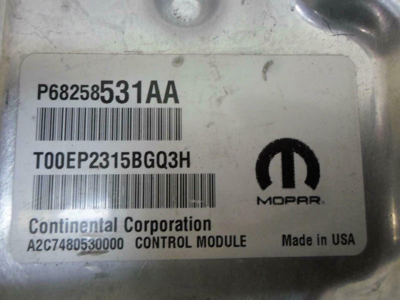 OEM Engine Computer Chrysler 200 2016 2017 68258531Aa PCM ECM ECU