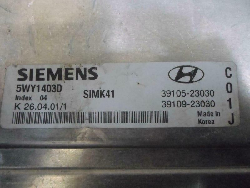 OEM Engine Computer Hyundai Elantra 2001 39109-23030 ECM PCM ECU