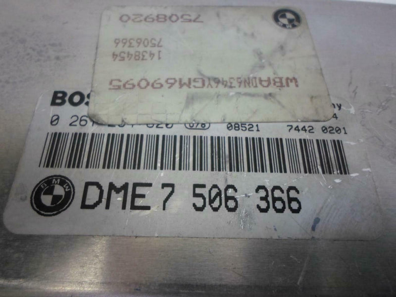 OEM Engine Computer BMW X5 2000 7506366 PCM ECM ECU